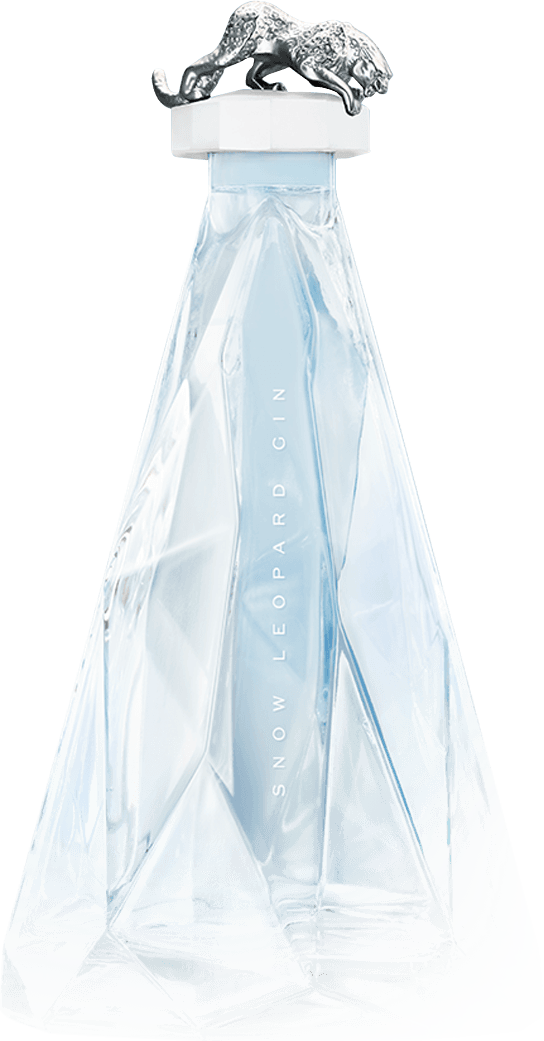 Snow Leopard Gin bottle